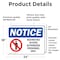 Signmission Restricted Access Authorized Sign, Vinyl Decal, 24in W x 18in L, 2PK OS-2PACK-NS-D-1824-L-18065 - alternate 2